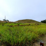 当時の伊勢地方を代表する大型前方後円墳・帆立貝形古墳で、古墳時代中期の5世紀初頭・5世紀前半頃の築造と推定され、相前後する首長墓に位置づけられます。